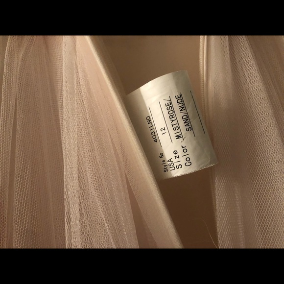 NWT Wedding Dress Blush - Picture 6 of 7